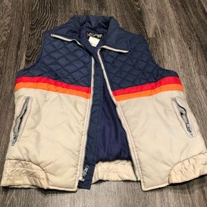 Colorful Vintage Nylon Vest